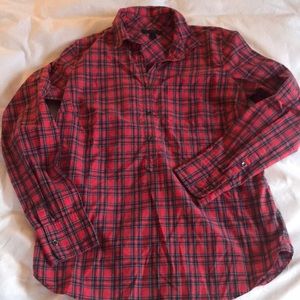 J.Crew Small Quarter Button Up- Plaid